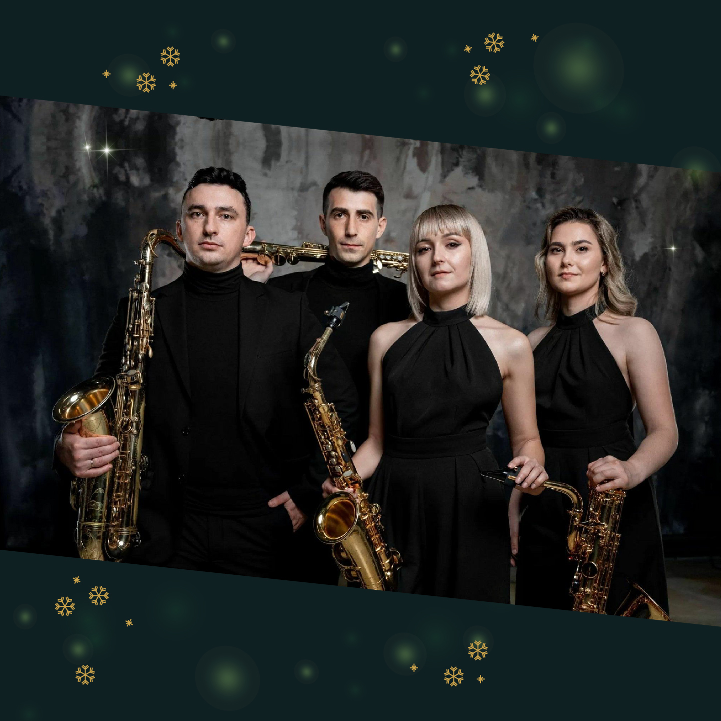 "Новый год в готическом соборе". Красноярский квартет саксофонистов "Sax time".