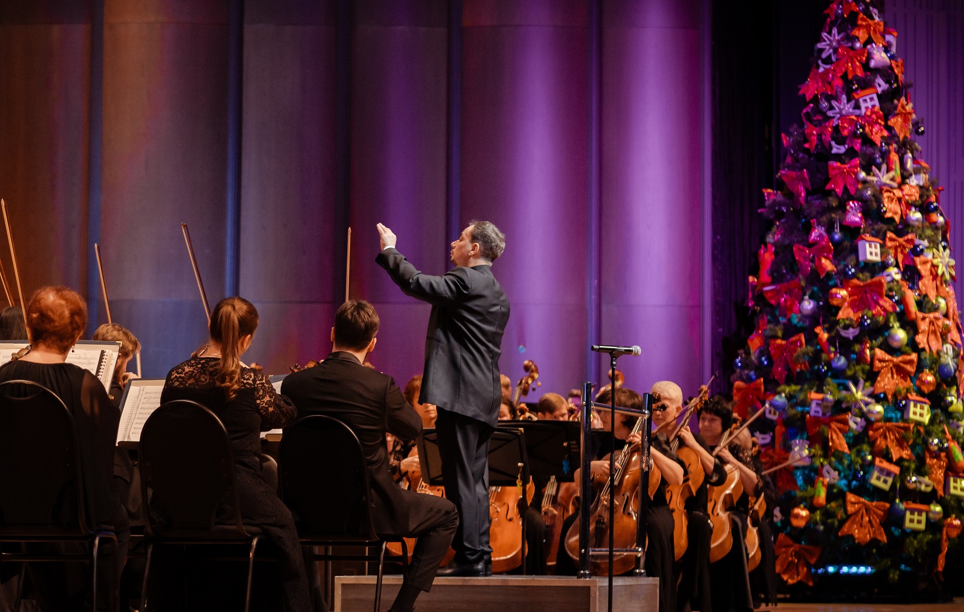 "С Новым годом!" Красноярский академический симфонический оркестр. Дирижер Владимир Ланде