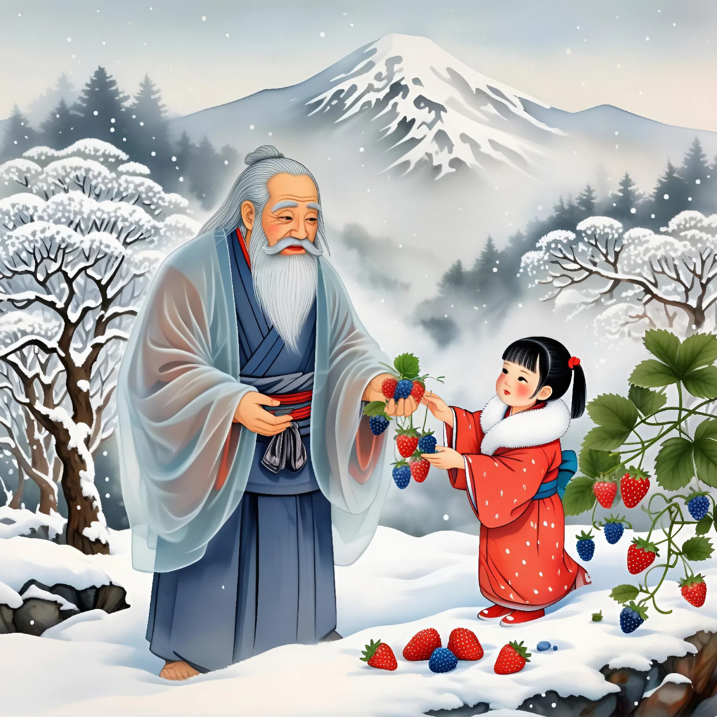 Новогодняя сказка "Земляника под снегом". Хироко Иноуэ (орган, Япония), Дмитрий Васянович (художественное слово)