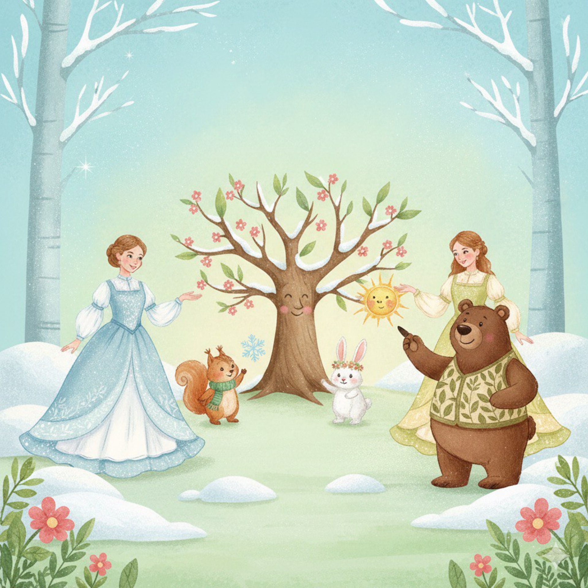 Весенняя сказка для самых маленьких