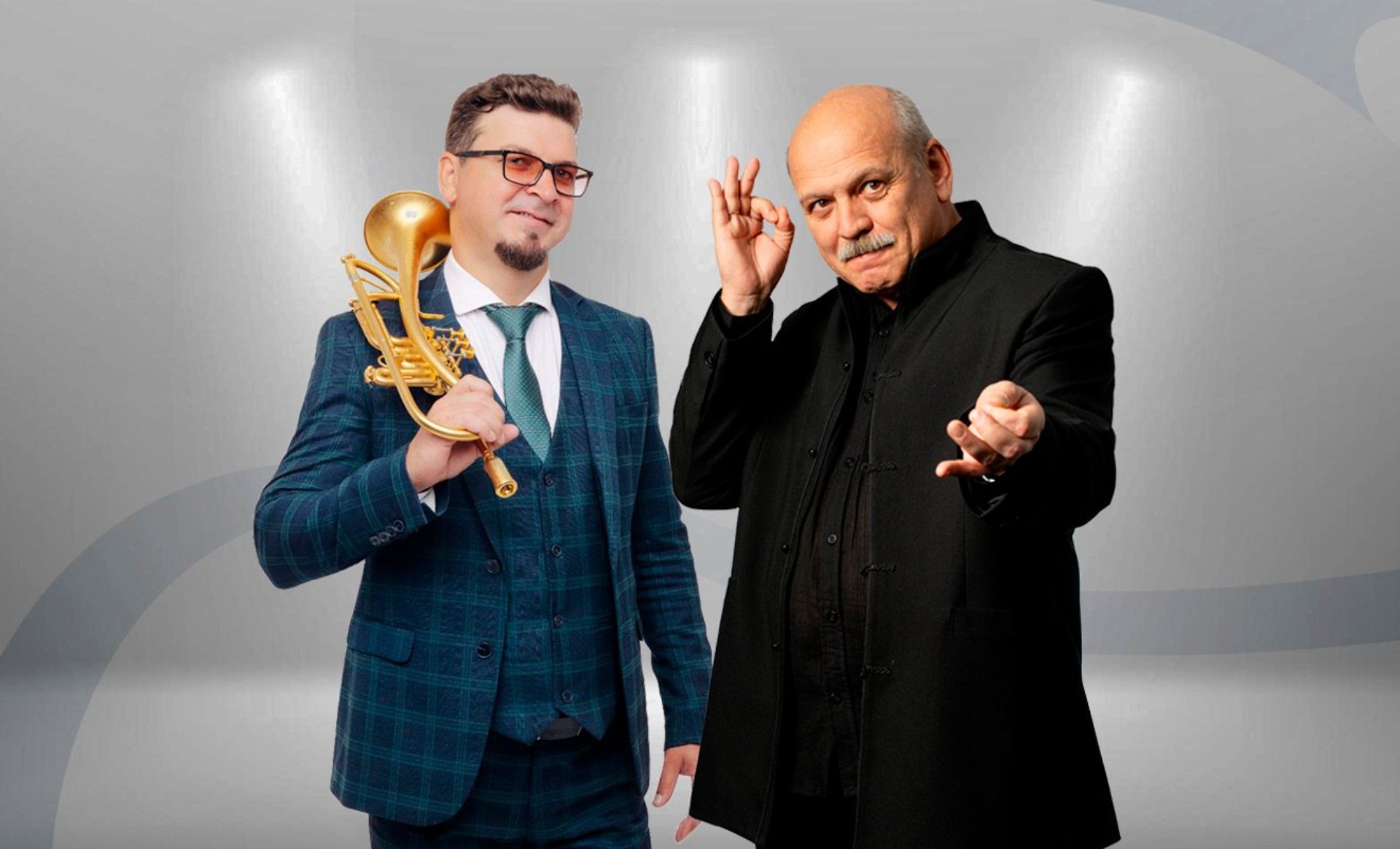 Джазовое рандеву. Красноярский духовой оркестр и Александр Сорвин (труба, вокал, г. Иркутск)